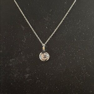 Elegant Glass Pendant Necklace